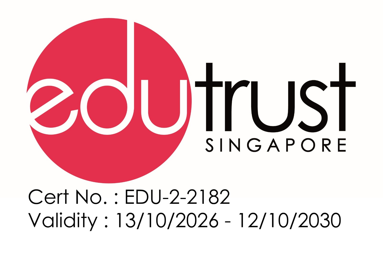 edutrust Singapore Provisional Certification Validity Dates